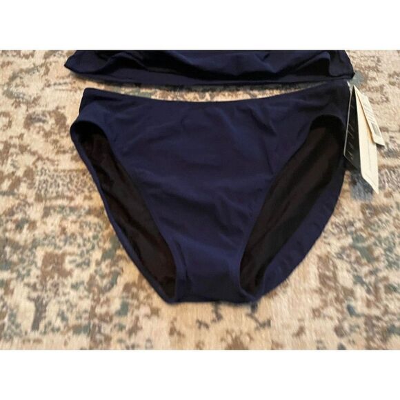 Profile by Gottex - Tutti Frutti Navy Swimsuit Set - Size 10 Top, Size 12 Bottom - Picture 7 of 10